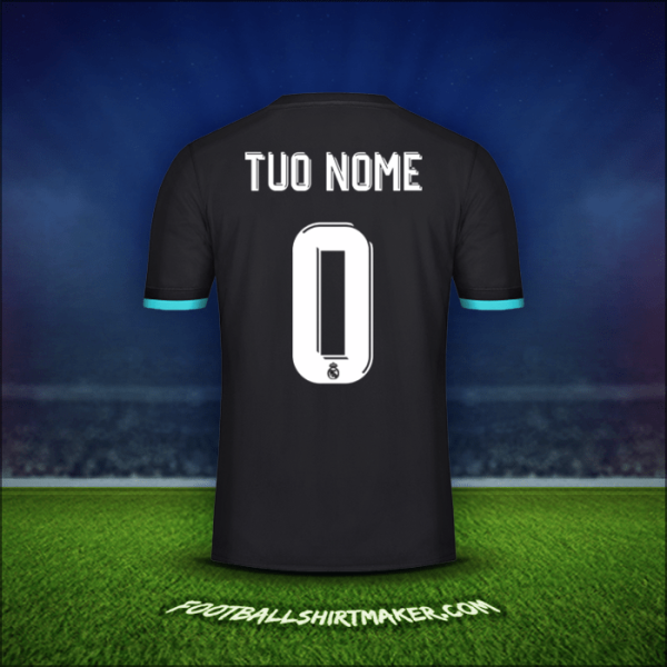 Maglia Real Madrid CF Cup 2017/18 Seconda -  tuo nome - 0