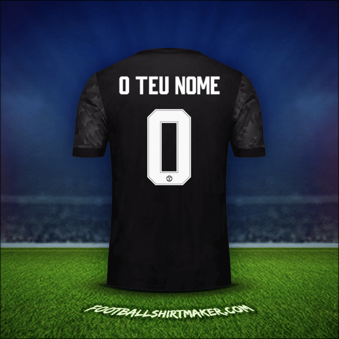 Camisola Manchester United Cup 2017/18 Alternativa -  o teu nome - 0
