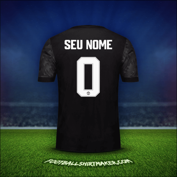 Camisa Manchester United Cup 2017/18 Alternativa -  seu nome - 0