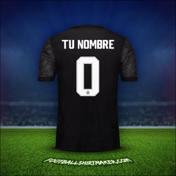 Jersey Manchester United Cup 2017/18 Visita -  tu nombre - 0
