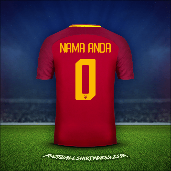 Jersey AS Roma 2017/18 -  nama anda - 0