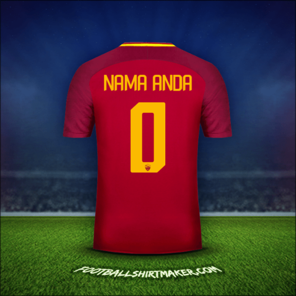 Jersey AS Roma 2017/18 -  nama anda - 0