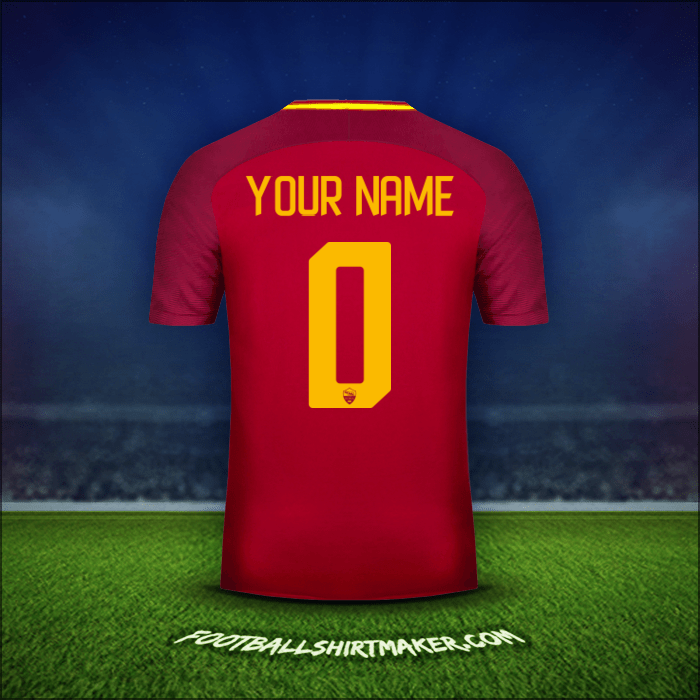 Jersey AS Roma 2017/18 -  your name - 0