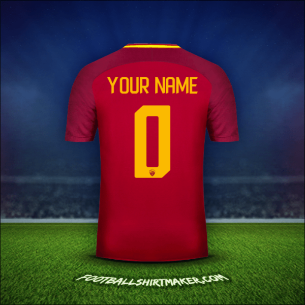 Jersey AS Roma 2017/18 -  your name - 0