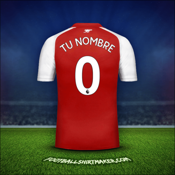 Jersey Arsenal 2017/18 -  tu nombre - 0