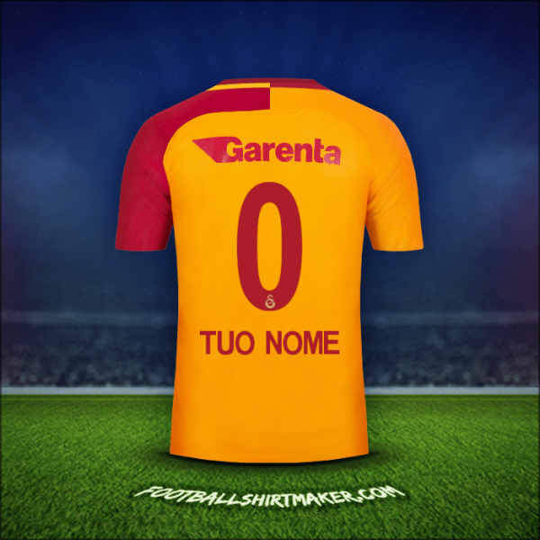 Maglia Galatasaray SK 2017/18 -  tuo nome - 0