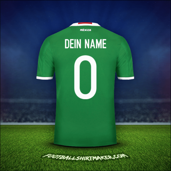 Trikot Mexiko 2016 -  dein name - 0