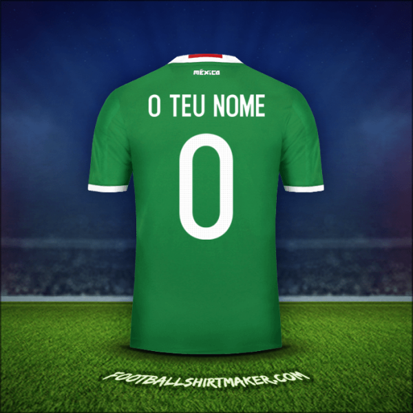Camisola México 2016 -  o teu nome - 0