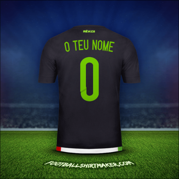 Camisola México 2015 -  o teu nome - 0