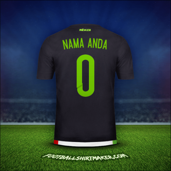 Jersey Meksiko 2015 -  nama anda - 0