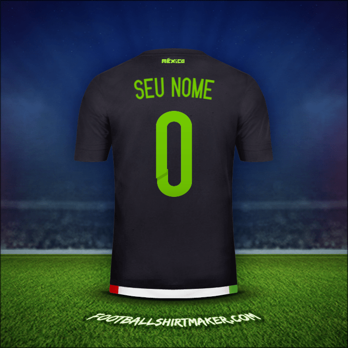 Camisa México 2015 -  seu nome - 0