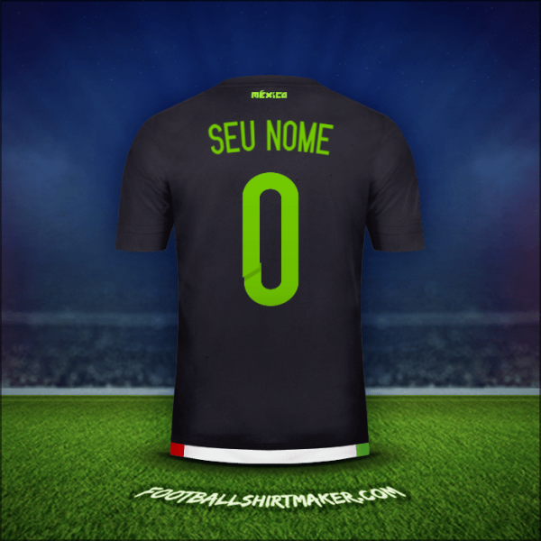 Camisa México 2015 -  seu nome - 0