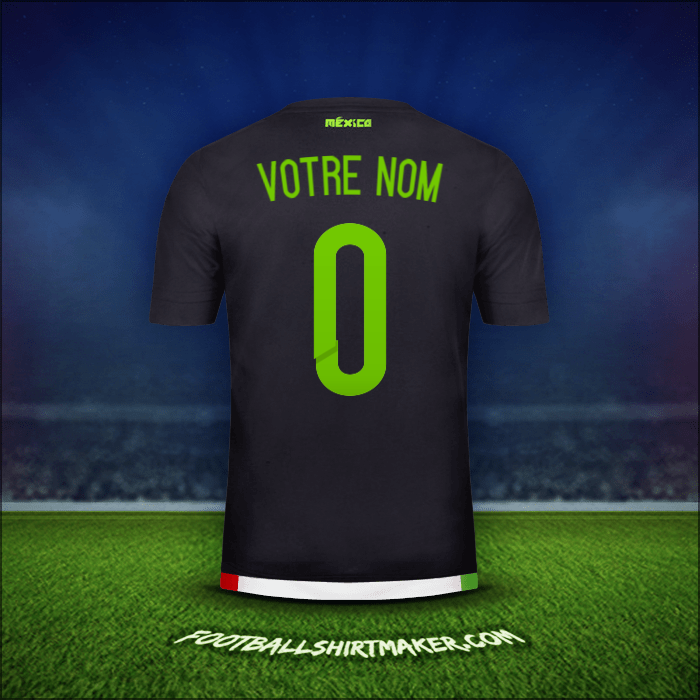 Maillot Mexique 2015 -  votre nom - 0