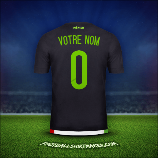 Maillot Mexique 2015 -  votre nom - 0
