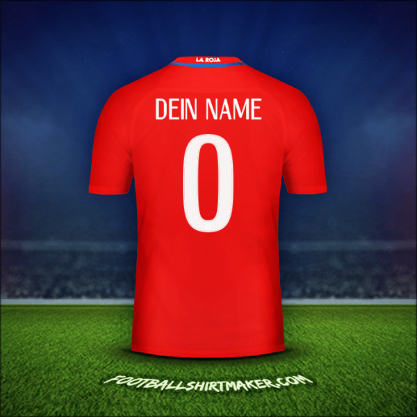 Trikot Chile 2016 -  dein name - 0