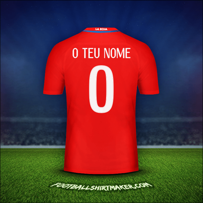 Camisola Chile 2016 -  o teu nome - 0