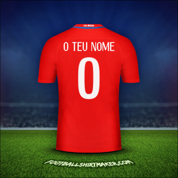 Camisola Chile 2016 -  o teu nome - 0