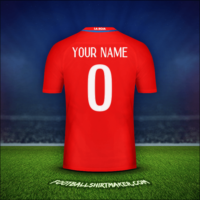 Jersey Chile 2016 -  your name - 0