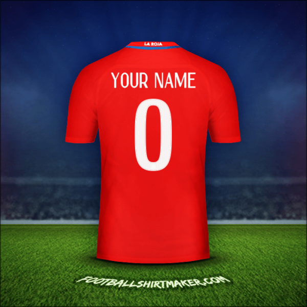Jersey Chile 2016 -  your name - 0