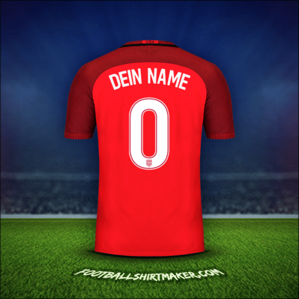 Trikot Vereinigte Staaten 2017 Dritte -  dein name - 0