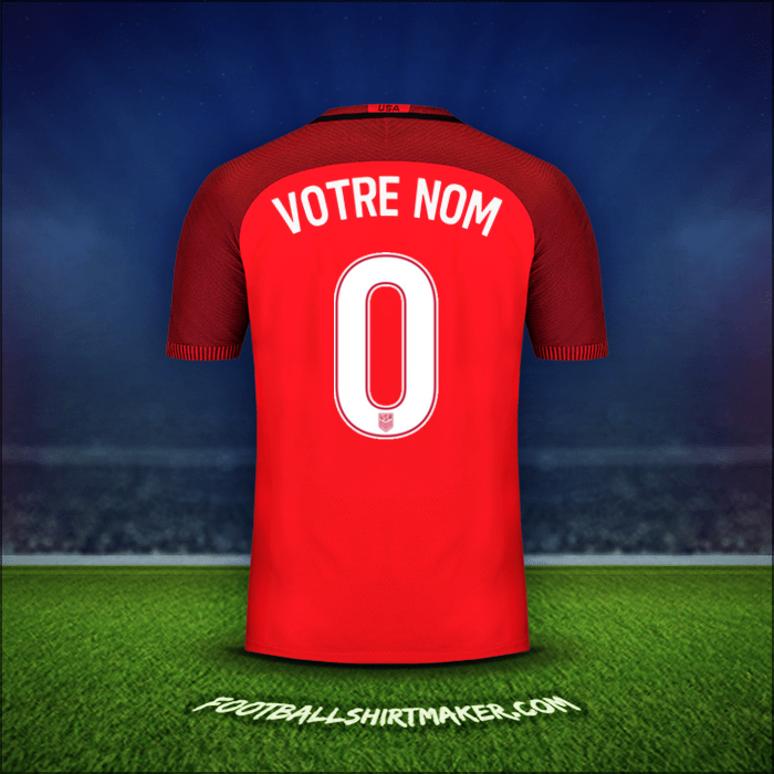 Maillot États-Unis 2017 Troisième -  votre nom - 0