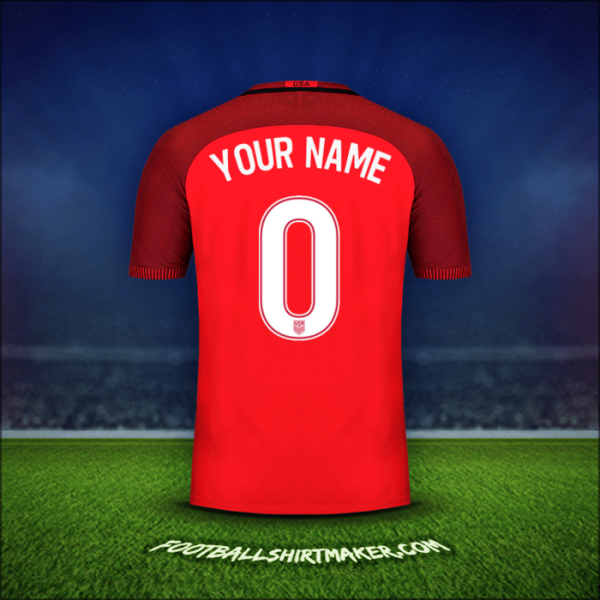 Jersey United States 2017 Third -  your name - 0