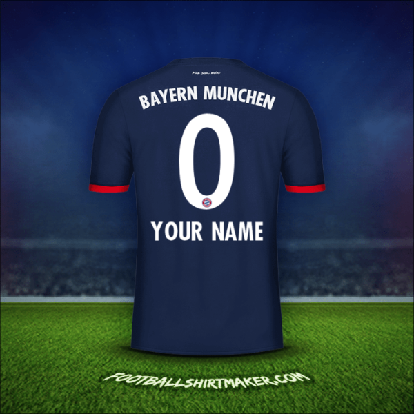 Shirt FC Bayern Munchen 2017/18 Away -  your name - 0