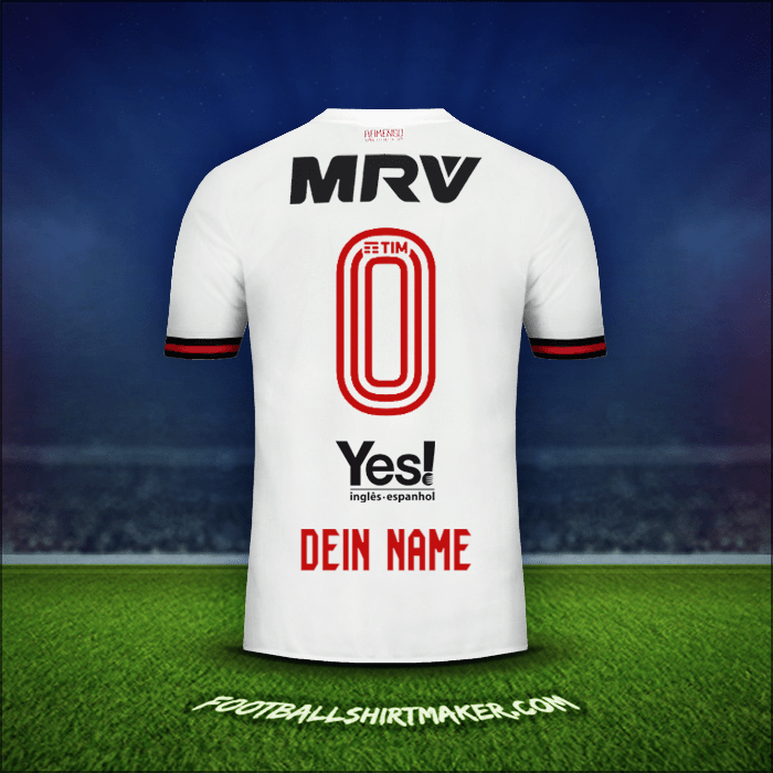 Trikot Flamengo 2017/18 Auswärts -  dein name - 0