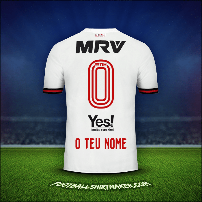 Camisola Flamengo 2017/18 Alternativa -  o teu nome - 0