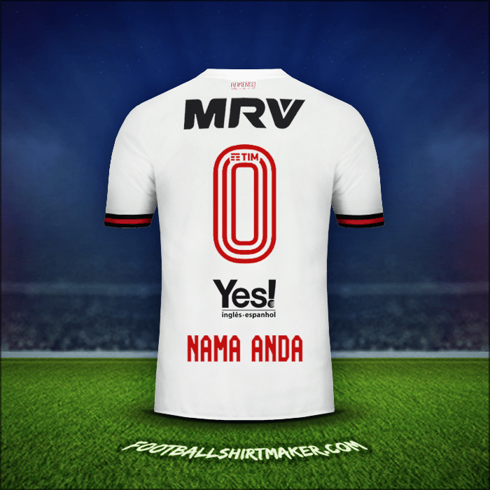Jersey Flamengo 2017/18 Alternatif -  nama anda - 0