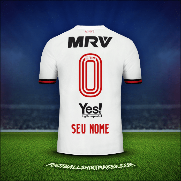 Camisa Flamengo 2017/18 Alternativa -  seu nome - 0