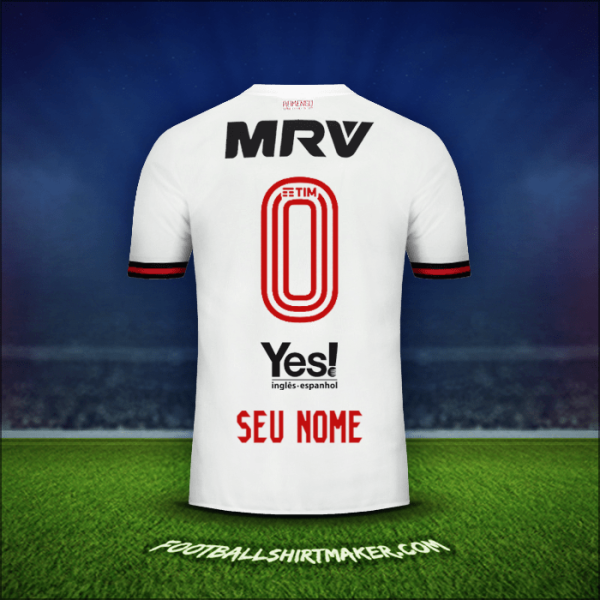 Camisa Flamengo 2017/18 Alternativa -  seu nome - 0