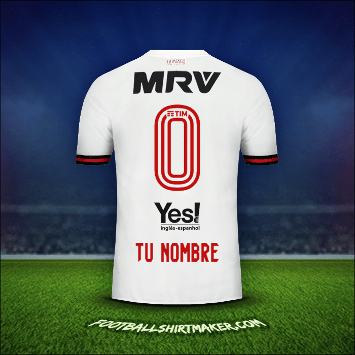 Jersey Flamengo 2017/18 Visita -  tu nombre - 0