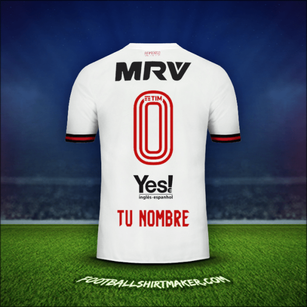 Jersey Flamengo 2017/18 Visita -  tu nombre - 0