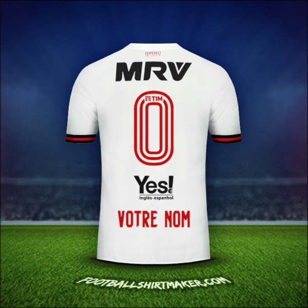Maillot Flamengo 2017/18 Extérieur -  votre nom - 0