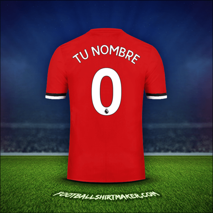 Camiseta Manchester United 2017/18 -  tu nombre - 0