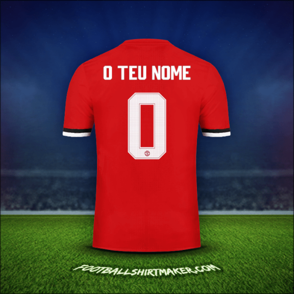 Camisola Manchester United Cup 2017/18 -  o teu nome - 0