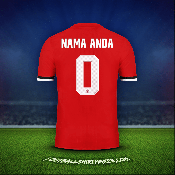 Jersey Manchester United Cup 2017/18 -  nama anda - 0