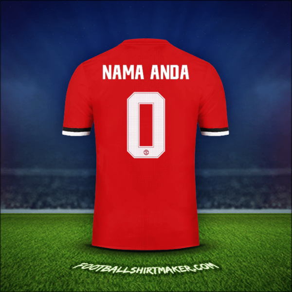Jersey Manchester United Cup 2017/18 -  nama anda - 0