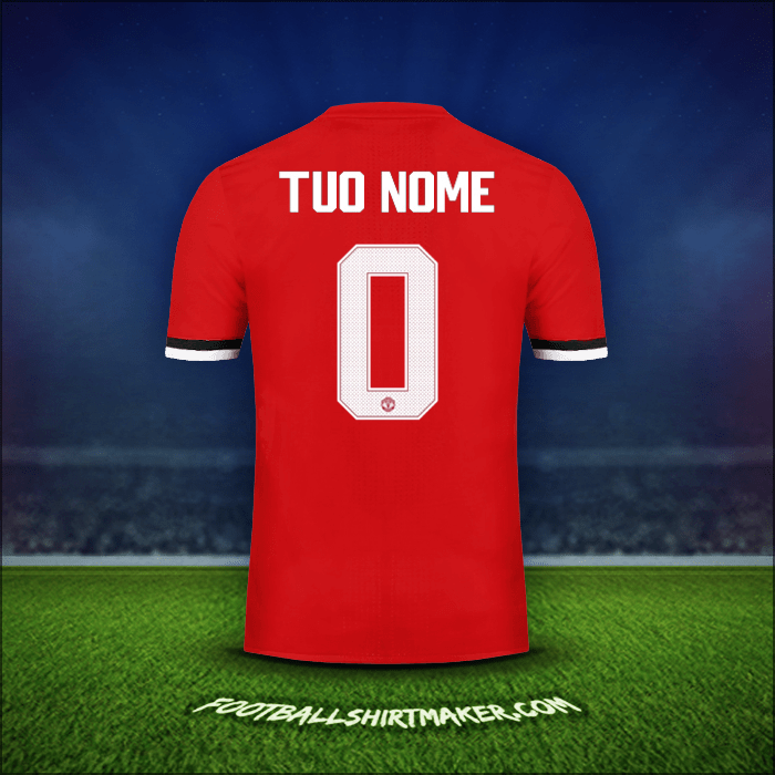 Maglia Manchester United Cup 2017/18 -  tuo nome - 0