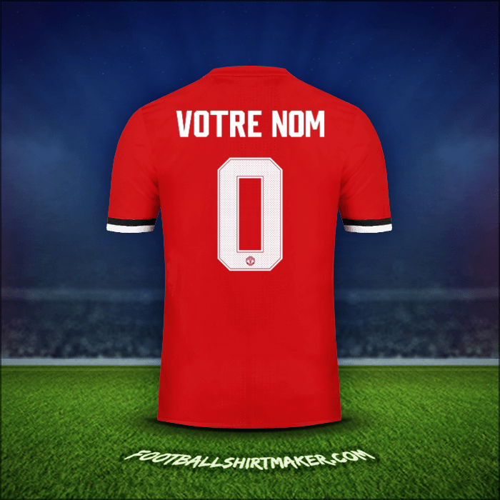 Maillot Manchester United Cup 2017/18 -  votre nom - 0