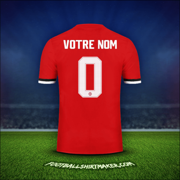 Maillot Manchester United Cup 2017/18 -  votre nom - 0