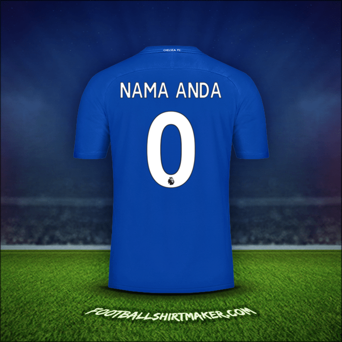 Jersey Chelsea 2017/18 -  nama anda - 0