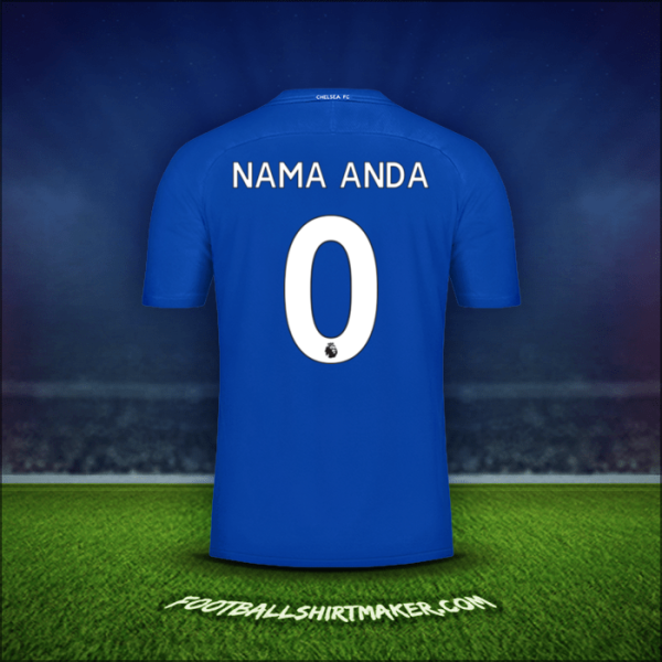 Jersey Chelsea 2017/18 -  nama anda - 0
