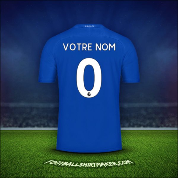 Maillot Chelsea 2017/18 -  votre nom - 0