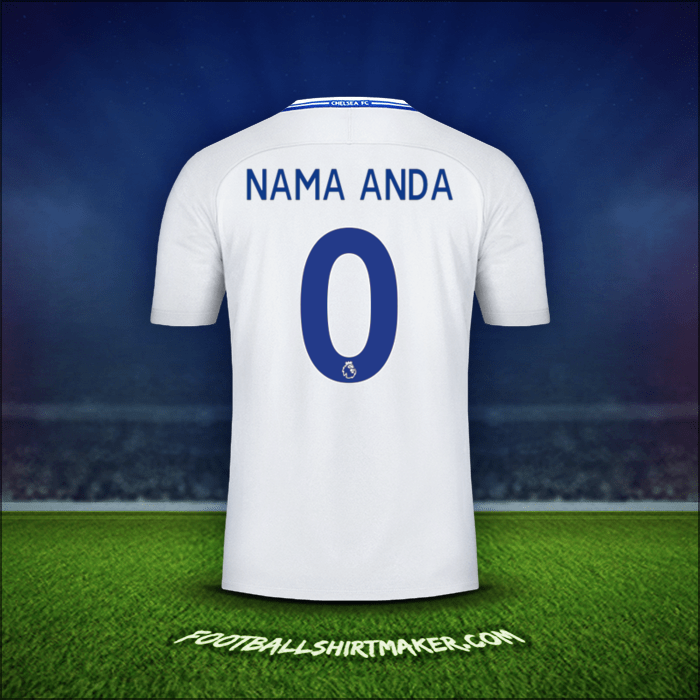 Jersey Chelsea 2017/18 Alternatif -  nama anda - 0