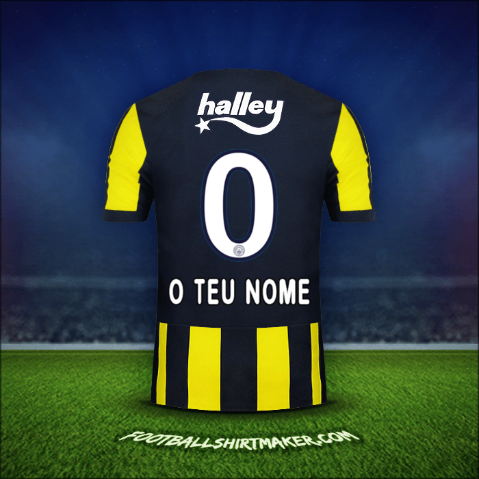 Camisola Fenerbahce SK 2017/18 -  o teu nome - 0