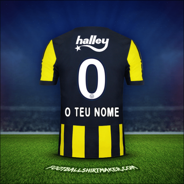 Camisola Fenerbahce SK 2017/18 -  o teu nome - 0