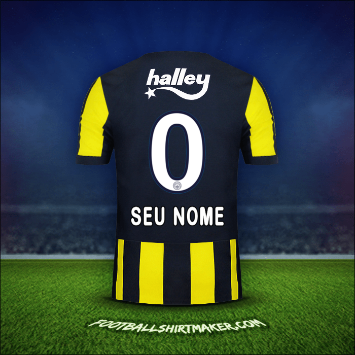 Camisa Fenerbahce SK 2017/18 -  seu nome - 0