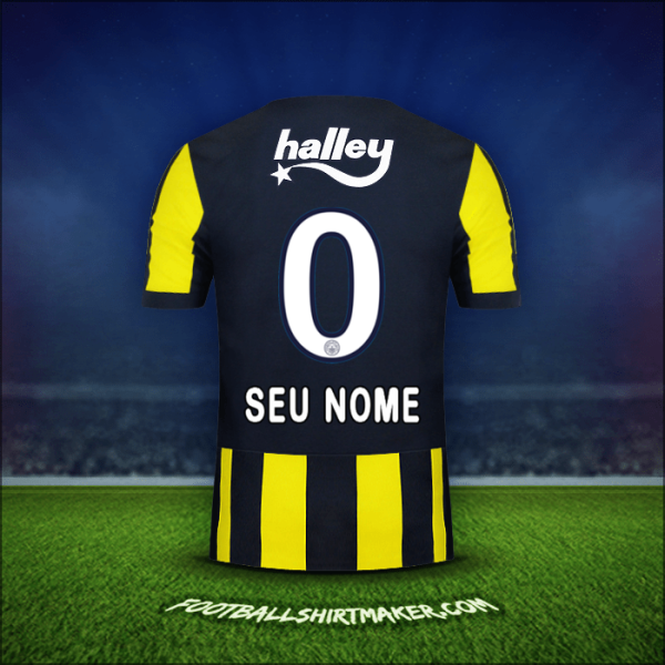 Camisa Fenerbahce SK 2017/18 -  seu nome - 0